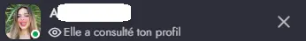 Notification de nouvelle visionnage du profil de VoisinsSolitaires